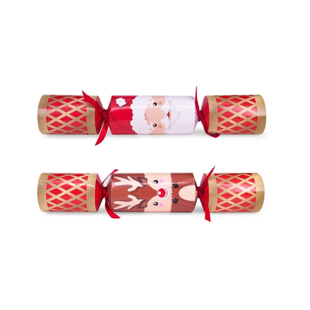 Celebration Crackers: Santa & Reindeer Tray of 12