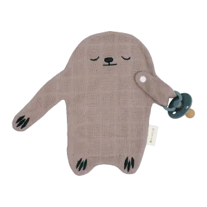 Fabelab Pacifier Cuddle Sloth - Warm Grey