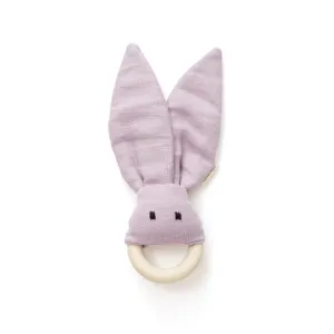 Kids Concept - Linen Bite Ring in Pink Neo