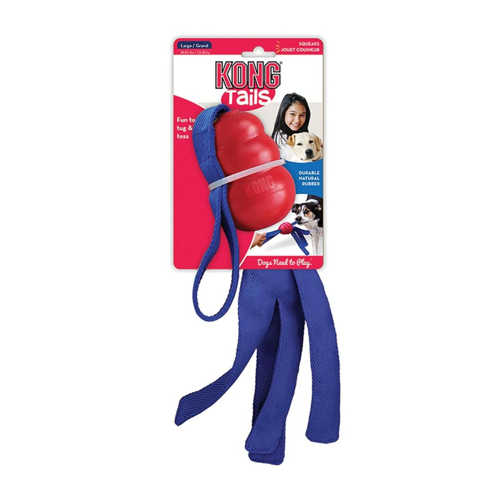 KONG Dog Toy - Tails (2 Sizes)