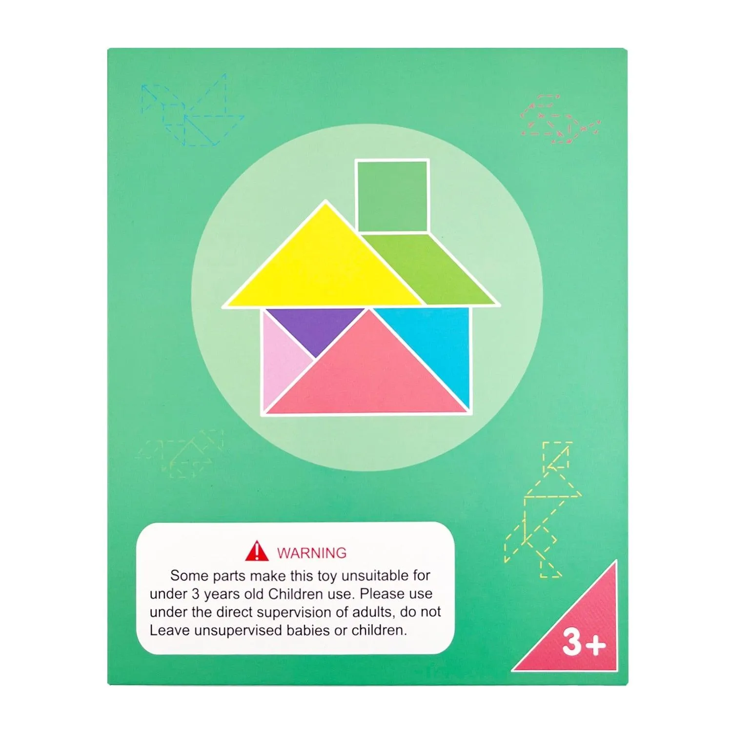 Magnetic 3D Puzzle Geometric Shapes Wooden Toys