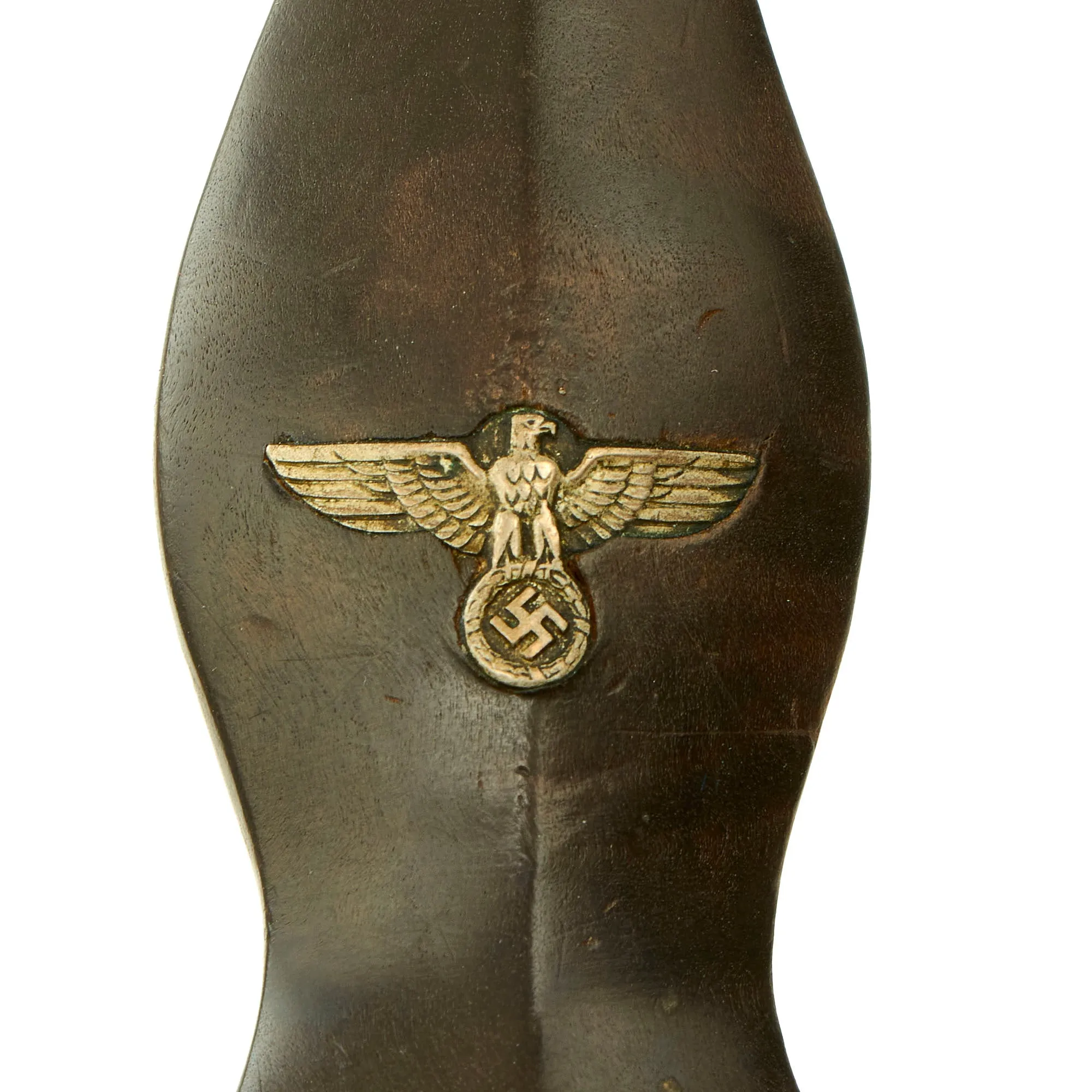 Original German WWII Early Partial Ground Röhm Signature Identified Numbered M33 SS Dagger by Eickhorn with Scabbard & Rare Vertical Belt Hanger