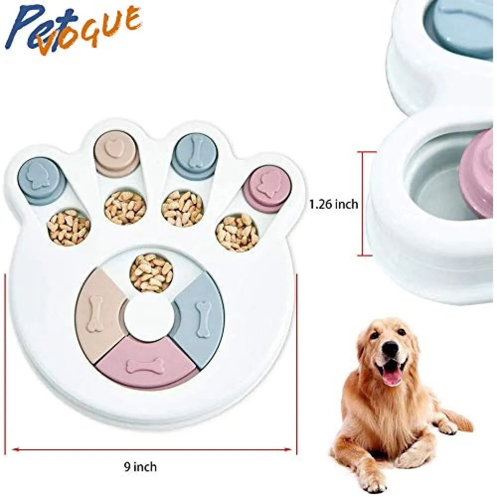 Pet Vogue Slow Feeder Paw Shaped Toy for Dogs and Cats (Green)