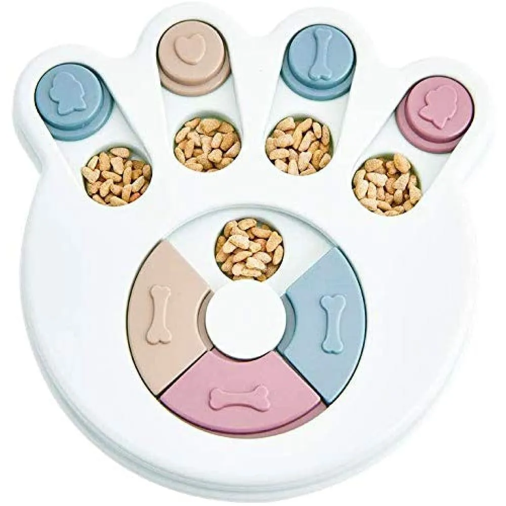 Pet Vogue Slow Feeder Paw Shaped Toy for Dogs and Cats (Green)