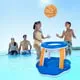 Pool Float Set Volleyball Net & Basketball Hoops; Balls Included for Kids and Adults Swimming Game Toy, Floating, Summer Floaties, Volleyball Court