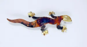 Recycled Tin Lizard mini