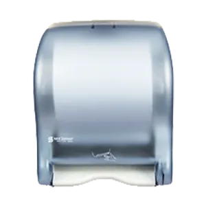 San Jamar T8400TBL Smart Essence Classic Hands Free Paper Towel Dispenser - Arctic Blue