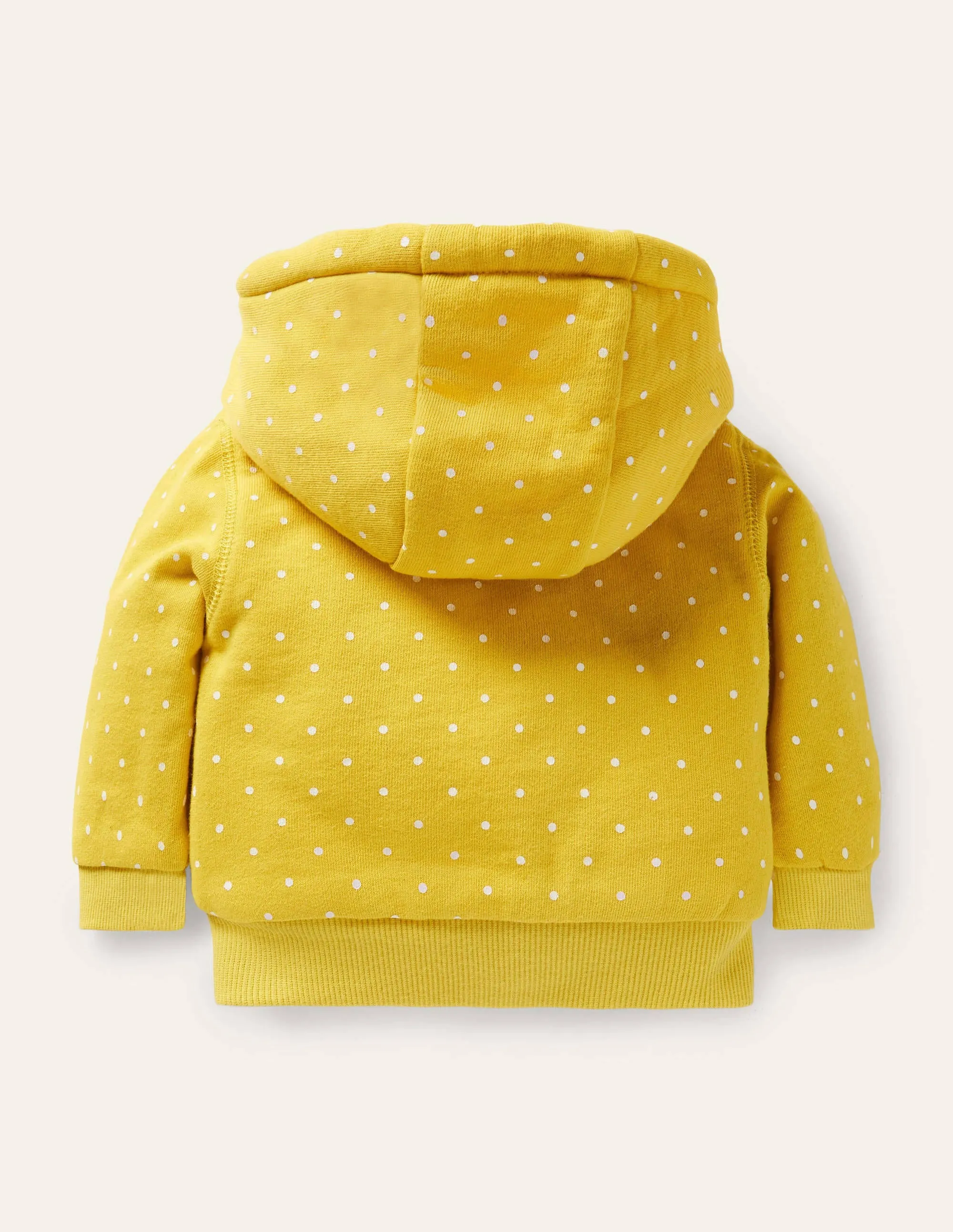 Shaggy-lined Hoodie-Sweetcorn Yellow Ducks